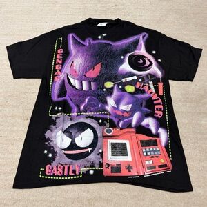 Backstock Co Pocket Monsters Gengar Haunter Psychic Pokemon Bootleg Men's Large